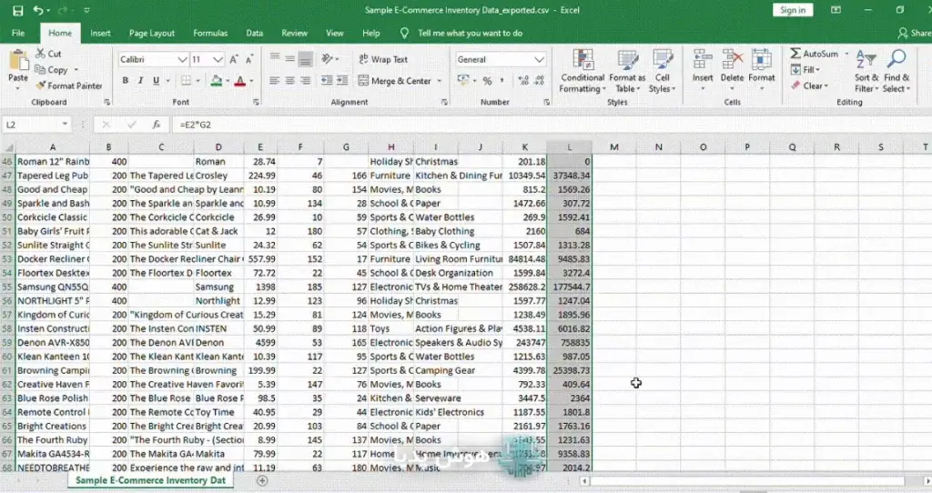 Excel Formula Writing with AI